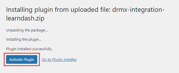 Activate LearnDash Plugin