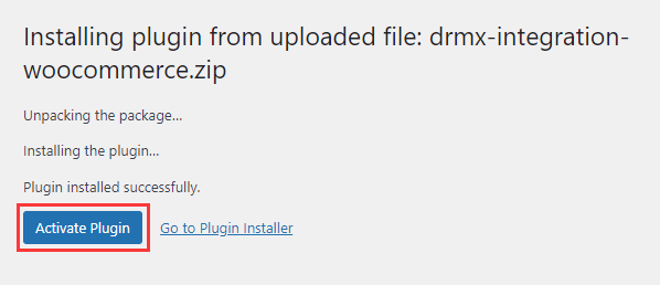 Activate WooCommerce Plugin